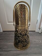 Vintage embossed brass for sale  BLYTH