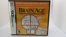 Brain Age: Train Your Brain In Minutes A Day - Manual de Nintendo incluido segunda mano  Embacar hacia Argentina