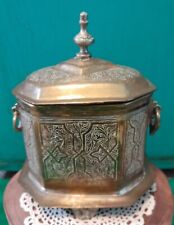 Vintage brass etched for sale  Shipping to Ireland