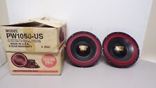 *Old School Pyramid Super Pro PW1050-US 10" Subwoofer Pair USA Made Excellent, used for sale  Shipping to South Africa