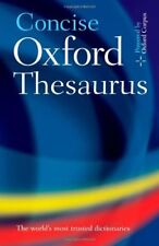 Concise oxford thesaurus for sale  UK