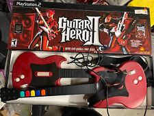 Guitar Hero 2 PS2 Gibson SG lote de 2 guitarras com caixa leitura não testada comprar usado  Enviando para Brazil