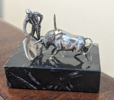 Silver matador bull for sale  CHESTERFIELD