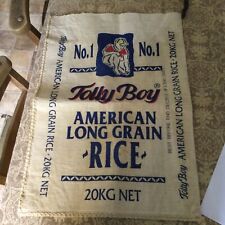 rice sack for sale  LONDON