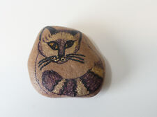 Katze bemalter stein gebraucht kaufen  Hanau