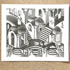 Used, M.C. Escher 65cm x 55cm Poster of ‘Concave And Convex’ for sale  Shipping to South Africa