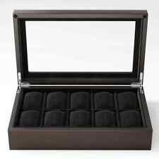 Used, Wood Watch Box Storage Case Watch Boxes Organizer Watches Display Collection for sale  Shipping to South Africa