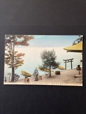 Postal tintada Japón Utagahama Chuzen Lake Nikko , usado segunda mano  Embacar hacia Argentina