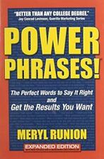 Power Phrases!: As palavras perfeitas para dizer certo e obter os resultados que você quer comprar usado  Enviando para Brazil