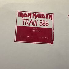 Usado, IRON MAIDEN - MEGA RARE TRAIN 666 Red Vinyl Record  comprar usado  Enviando para Brazil