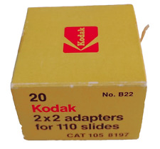 Vintage Kodak 2X2 Adapters for 110 Slides No. B22 Pack of 20 #21503 for sale  Shipping to South Africa