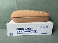 Romertopf #101 Terra Cotta Baker Baking Corn Made In Mexico Microwave Safe Lot 2 for sale  Shipping to South Africa