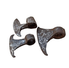3 peças vintage antigo forte ferro sólido forjado à mão cabeça de machado de batalha exclusiva, usado comprar usado  Enviando para Brazil