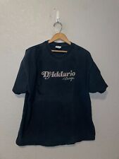 Camiseta Y2K D'Addario cordas som aço preta manchada anos 2000 GG grande comprar usado  Enviando para Brazil