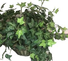 Planta de casa decorativa realista verde hera em cesta de vime   comprar usado  Enviando para Brazil