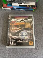 Juego y estuche Midnight Club Los Angeles PS3 PlayStation 3 probado funcionando segunda mano  Embacar hacia Argentina