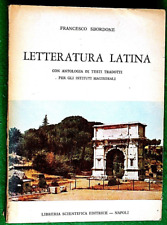 Letteratura latina antologia usato  Roma