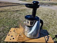 HUROM HU-100 Masticating Electric Slow Juicer Grey Black  **EUC** for sale  Shipping to South Africa