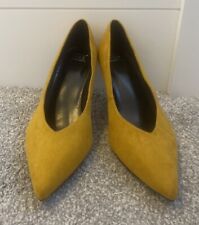 Yellow mustard suede for sale  STOCKTON-ON-TEES