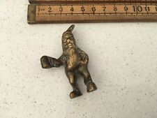 Vintage brass gnome for sale  Shipping to Ireland