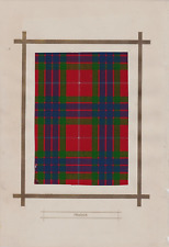 Fraser tartan vintage for sale  UK