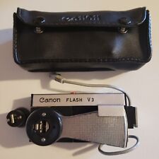 Canon Flash V3 With Case NEAR MINT for sale  Shipping to South Africa