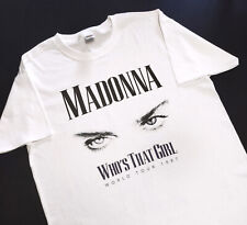 Madonna Who's That Girl World Tour 1987 t shirt M pop music cult maglia comprar usado  Enviando para Brazil