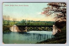 Cartão postal Owen Sound Ontário-Canadá, Jubilee Bridge, antigo, vintage c1909 comprar usado  Enviando para Brazil