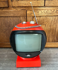 Red JVC Videosphere Space Helmet TV 3240 POWERS ON * MISSING Shield Good Antenna for sale  Shipping to South Africa