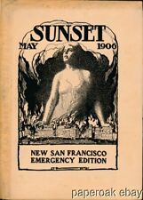  Rare May 1906 Sunset Magazine New San Francisco Emergency Earthquake Edition  for sale  Shipping to South Africa