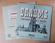 Brahms long playing for sale  MALMESBURY