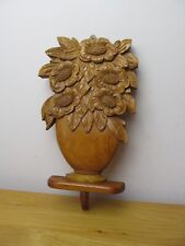 carved wood plaque for sale  GRAVESEND