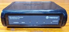 Used, Trendnet TW100-S4W1CA 4-Port Wired Broadband Router No Power Cord for sale  Shipping to South Africa