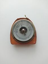 Vintage barometer leather for sale  Shipping to Ireland