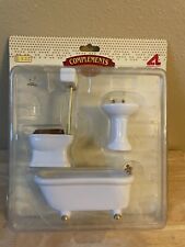 Dollhouse Miniatures 1:12 Scale Victorian Bathroom Set 4 Pieces for sale  Shipping to United Kingdom