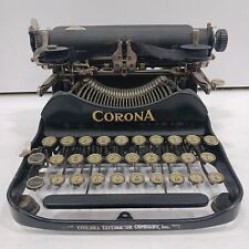 Máquina de escrever manual dobrável preta antiga 1917 Corona comprar usado  Enviando para Brazil