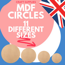 Wooden mdf circle for sale  Shipping to Ireland