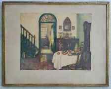 Antique colored etching for sale  Daytona Beach
