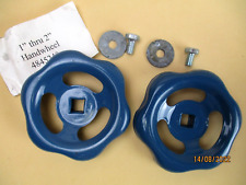 Two 3-Inch Gate Valve Shutoff Faucet Handwheel Handle Wheels #4845240, used for sale  Shipping to South Africa