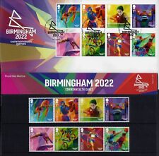 GB 2022 COMO NUEVO Y FDC PAQUETE DE PRESENTACIÓN DE JUEGOS DE LA COMMONWEALTH 620 SELLOS CUBIERTA DE MONEDA segunda mano  Embacar hacia Argentina