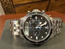 Relógio de mergulho suíço automático Tissot Seastar 1000 cronógrafo mostrador preto 48mm pequeno, usado comprar usado  Enviando para Brazil