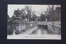 Carte Postale Ancienne CPA NIMES - Le Jardin de la Fontaine d'occasion  Collonges-au-Mont-d'Or