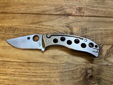 Spyderco pits titanium for sale  Woodhaven