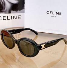 NOVO! ÓCULOS DE SOL CELINE TRIOMPHE 01 PRETO ACETATO comprar usado  Enviando para Brazil