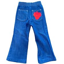 Usado, Jeans infantil vintage Strawberry Patch parte inferior do sino 4 slim infantil comprar usado  Enviando para Brazil