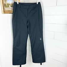 Spyder Winner Athletic Fit Insulated Ski Snow Pant Black Women's Size 10, used for sale  Shipping to South Africa