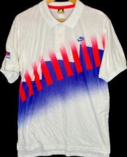 Camisa de tenis vintage años 90 Nike Challenge Court con cuello blanco Agassi talla M/L segunda mano  Embacar hacia Mexico