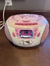 Hello Kitty AM/FM Radio Cassette CD Player Boombox READ DESCRIPTION for sale  Shipping to South Africa