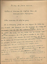 At39 manuscrit autogaphe d'occasion  Bordeaux-