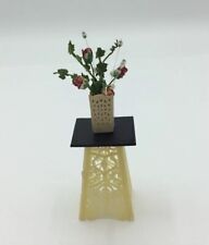 Mesa lateral para casa de bonecas com vaso de flores comprar usado  Enviando para Brazil